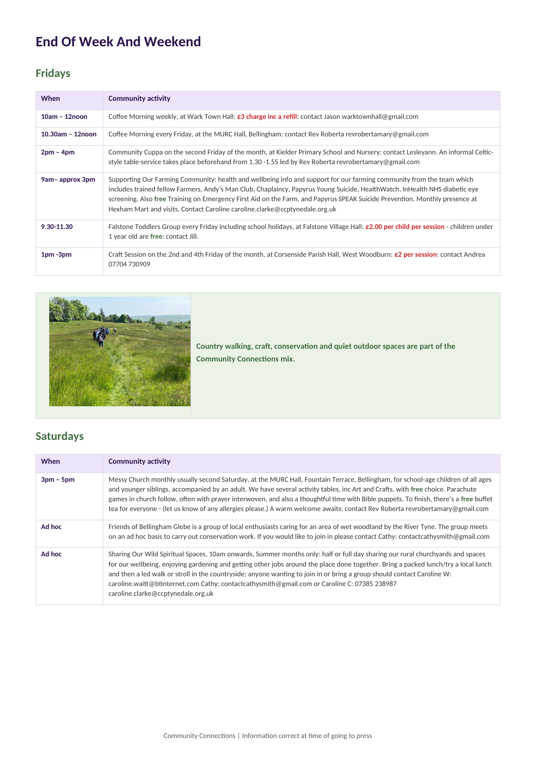 Community Connections leaflet page 4